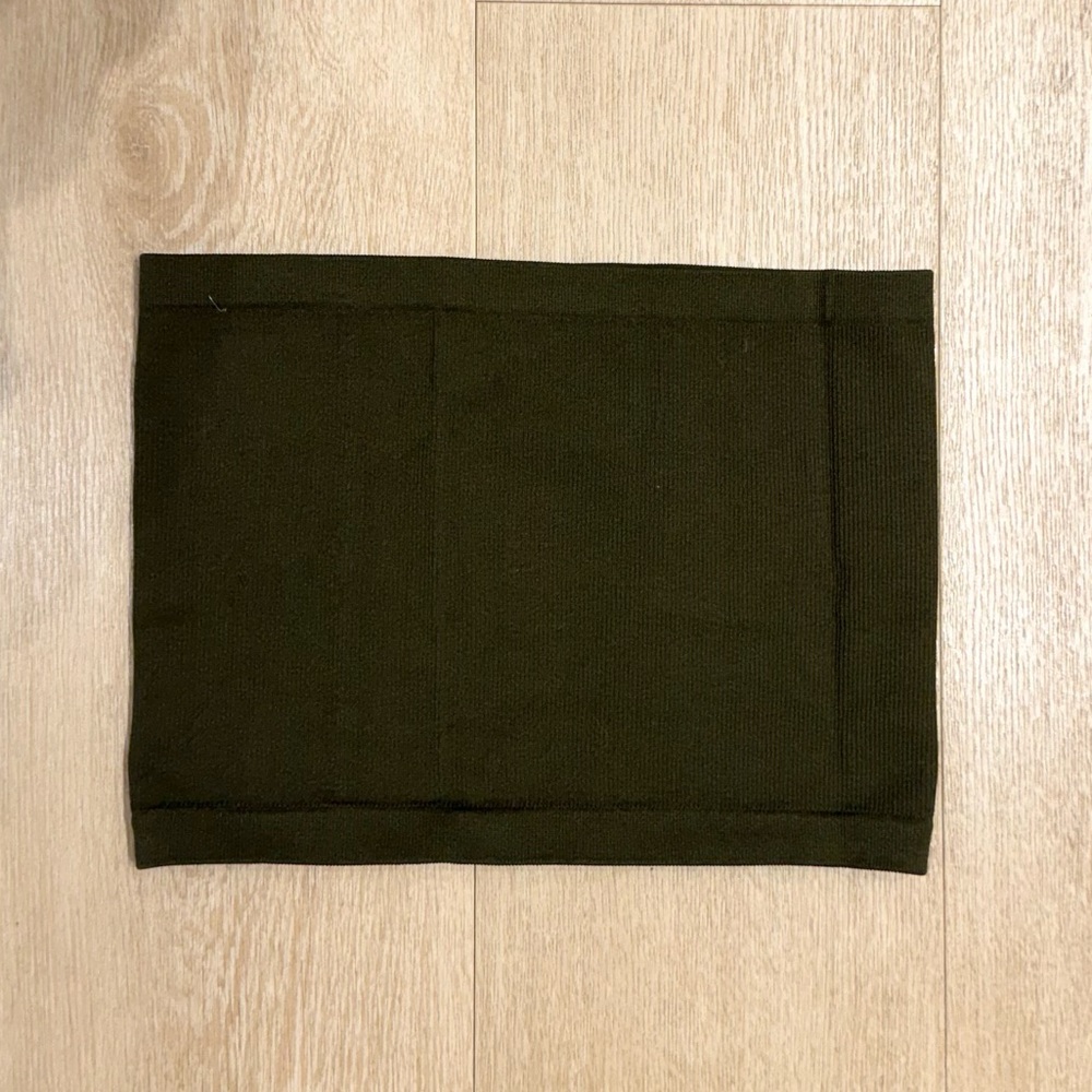 Fashion Nova Olive Green Knit Tube Top